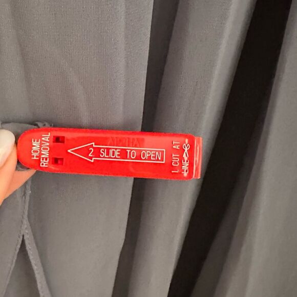 NWT Jenny Packham V Neckline Floor Length Chiffon Dress - Picture 8 of 11